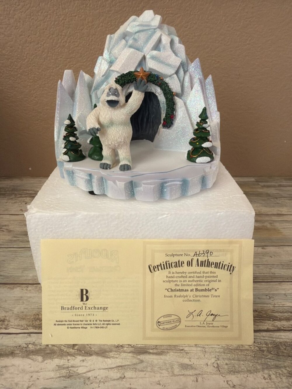 Hawthorne Village Rudolph's Town Abominable Snowman Christmas at Bumble's NEW